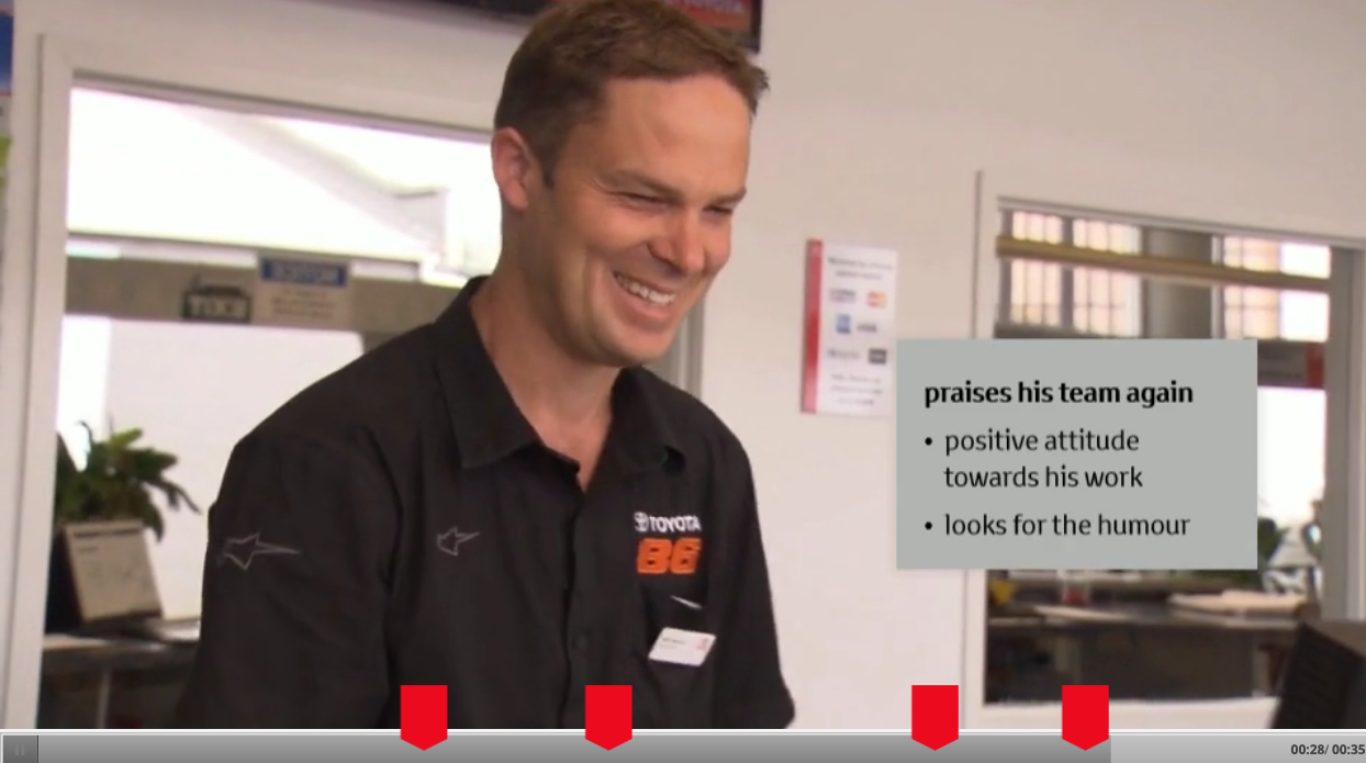 Praising your team in Toyota's hospitality elearning module
